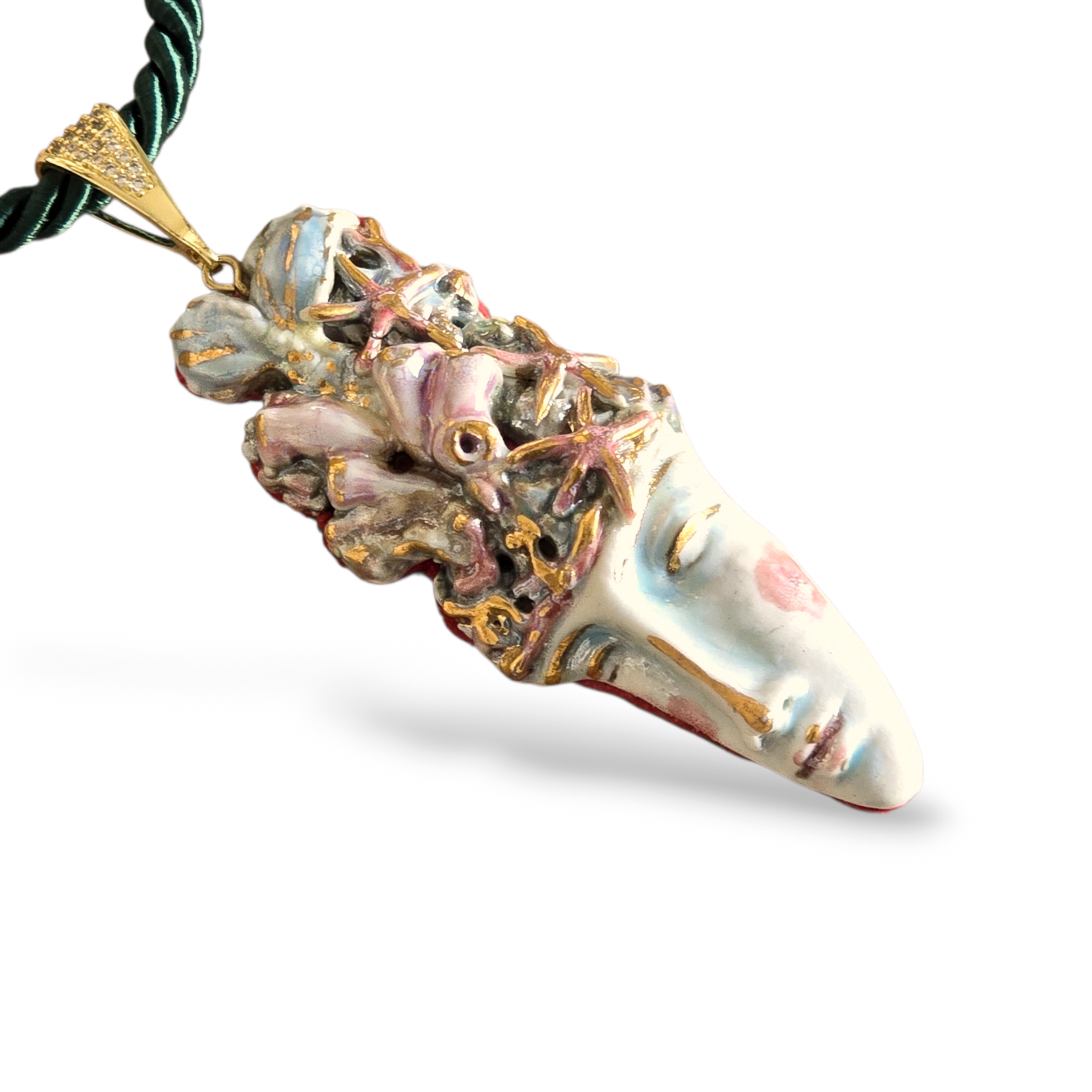 Collana Girocollo Nereide oro - Dea del mare, eleganza e memoria antica - immagine 5