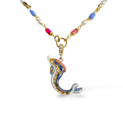 Delfino Kaulon blu e rosso