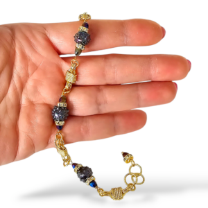 Bracciale con ricci di mare in porcellana