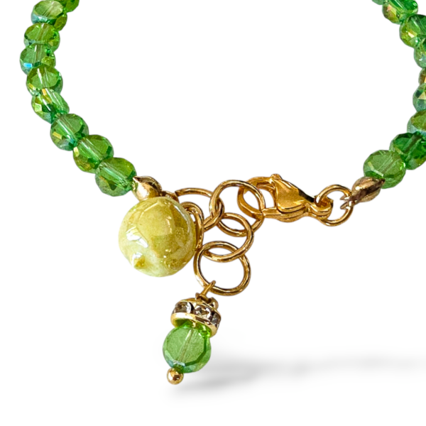 Bracciale con pendente limone modellato a mano