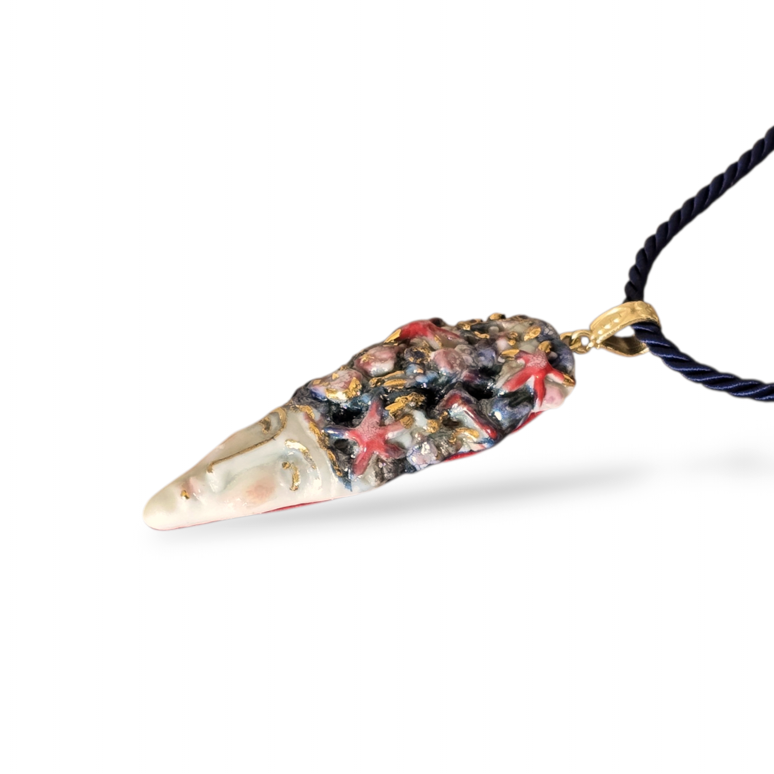 Collana Girocollo Nereide oro - Dea del mare - immagine 3