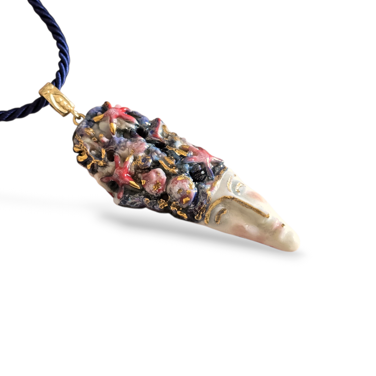 Collana Girocollo Nereide oro - Dea del mare - immagine 4