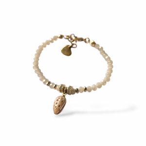Bracciale Mandorla con cristalli - Un seme di vita, un simbolo di rinascita - immagine 5