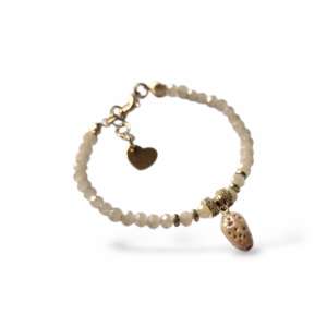 Bracciale Mandorla con cristalli - Un seme di vita, un simbolo di rinascita - immagine 4
